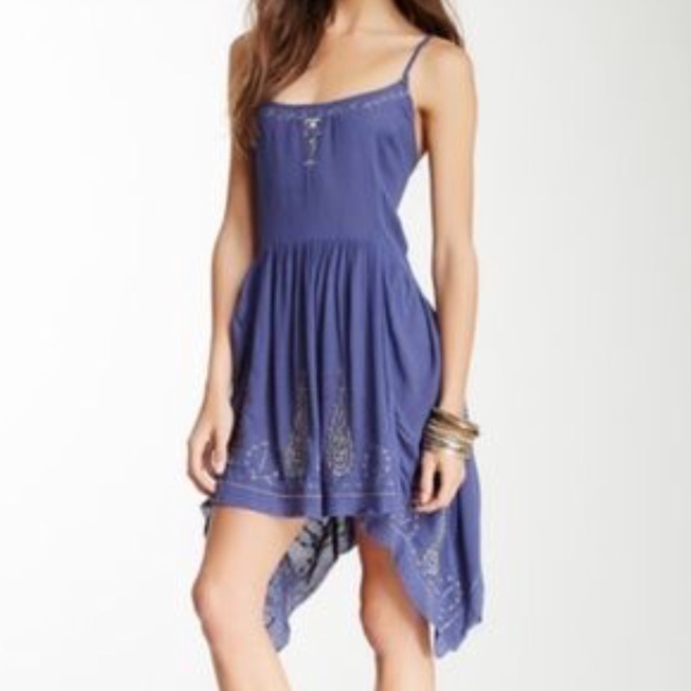 Free People Medallion Raw Edge Dress - XS